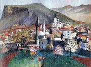 Tivadar Kosztka Csontvary Springtime in Mostar Sweden oil painting artist